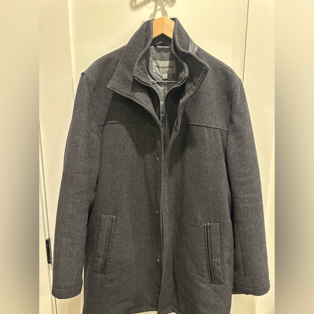Johnston & Murphy Charcoal City Coat